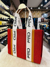 CHLOE CANVAS TOTE - MAROON - M074